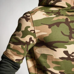 SWEAT A CAPUCHE 500 BICOLORE KAKI CAMOUFLAGE -Échappée Nature sweat a capuche 500 bicolore kaki camouflage 6