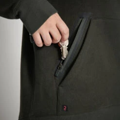 SWEAT-SHIRT CAPUCHE FEMME 500 CHAUD VERT -Échappée Nature sweat shirt capuche femme 500 chaud vert 3