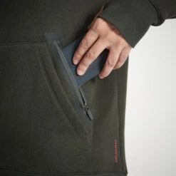 SWEAT-SHIRT CAPUCHE FEMME 500 CHAUD VERT -Échappée Nature sweat shirt capuche femme 500 chaud vert 4