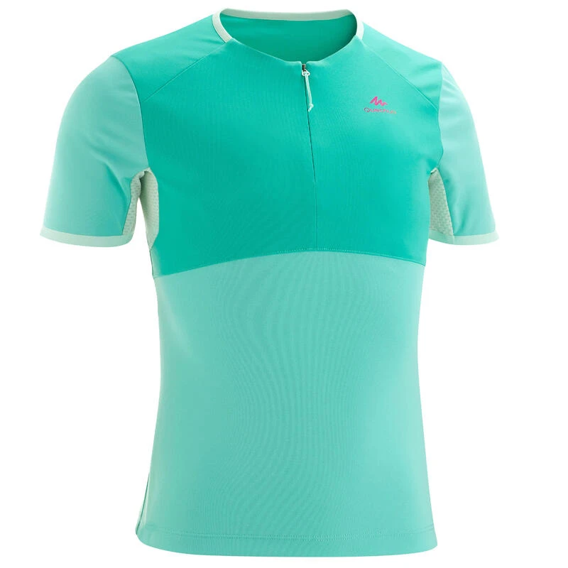 Quechua T Shirt De Randonnée Enfant - MH550 Turquoise - 7-15 Ans 1 Quechua T Shirt De Randonnée Enfant - MH550 Turquoise - 7-15 Ans