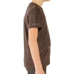 T-SHIRT Manches Courtes Chasse Coton Junior -100 LTD Cerf Marron -Échappée Nature t shirt manches courtes chasse coton junior 100 ltd cerf marron 4