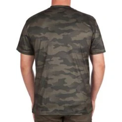 T-shirt Manches Courtes Respirant Chasse 100 Camouflage Kaki -Échappée Nature t shirt manches courtes respirant chasse 100 camouflage kaki 4