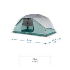 Quechua Tente à Arceaux De Camping - Arpenaz 6 ULTRAFRESH - 6 Personnes - -Échappée Nature tente a arceaux de camping arpenaz 6 ultrafresh 6 personnes 2
