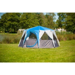 Tente Coleman Octagon 8 (Bleue) -Échappée Nature tente coleman octagon 8 bleue 4