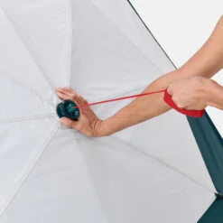 Quechua Tente De Camping - 2 Seconds EASY - 3 Places - Fresh & Black -Échappée Nature tente de camping 2 seconds easy 3 places fresh and black 7