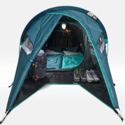 Quechua Tente De Camping - MH100 XL - 2 Places - Fresh & Black 14 Quechua Tente De Camping - MH100 XL - 2 Places - Fresh & Black -Échappée Nature tente de camping mh100 xl 2 places fresh and black 4
