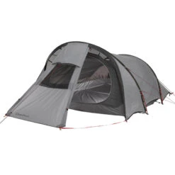 Tente De Trekking Quickhiker Ultralight 3 Personnes Gris Clair