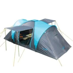 Tente Dôme Hammerfest 4 Sleeper Protect - Sol Cousu - 4 Pers - 2 Cabines Noires