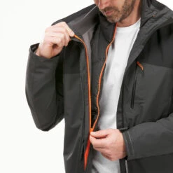 Veste 3en1 Imperméable De Trek Voyage - TRAVEL 500 -10°C Noire - Homme -Échappée Nature veste 3en1 impermeable de trek voyage travel 500 10c noire homme 8