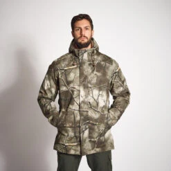 VESTE CHASSE CHAUDE IMPERMÉABLE 100 TREEMETIC -Échappée Nature veste chasse chaude impermeable 100 treemetic 2