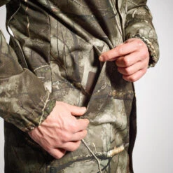 VESTE CHASSE CHAUDE IMPERMÉABLE 100 TREEMETIC -Échappée Nature veste chasse chaude impermeable 100 treemetic 4