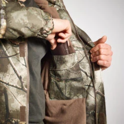 VESTE CHASSE CHAUDE IMPERMÉABLE 100 TREEMETIC -Échappée Nature veste chasse chaude impermeable 100 treemetic 6