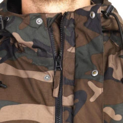 VESTE CHASSE CHAUDE IMPERMEABLE CAMOUFLAGE WOODLAND VERT 100 14 VESTE CHASSE CHAUDE IMPERMEABLE CAMOUFLAGE WOODLAND VERT 100 -Échappée Nature veste chasse chaude impermeable camouflage woodland vert 100 5