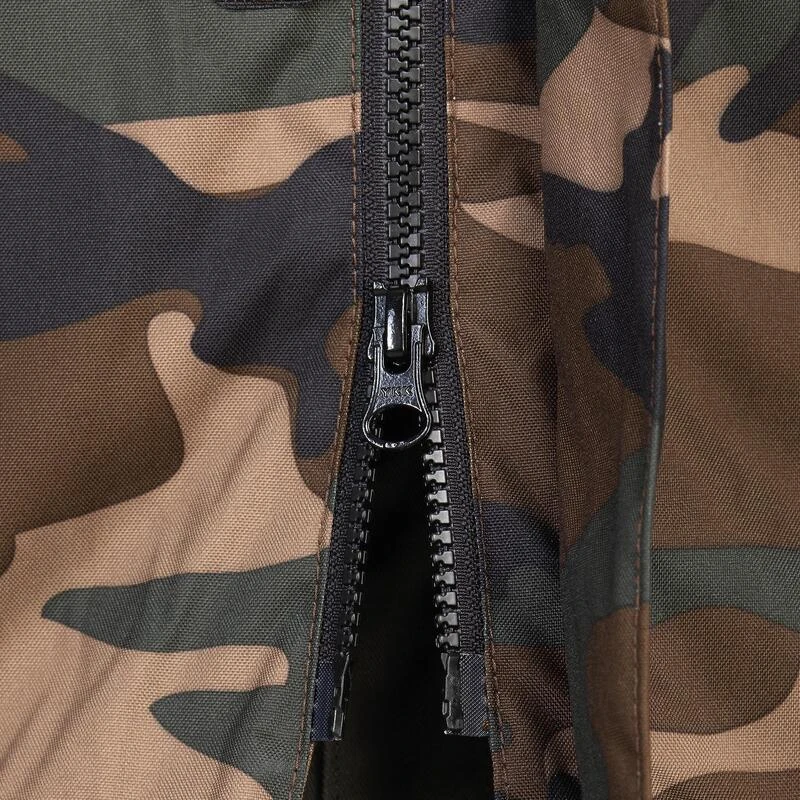 VESTE CHASSE CHAUDE IMPERMEABLE CAMOUFLAGE WOODLAND VERT 100 7 VESTE CHASSE CHAUDE IMPERMEABLE CAMOUFLAGE WOODLAND VERT 100 – Image 7