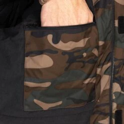 VESTE CHASSE CHAUDE IMPERMEABLE CAMOUFLAGE WOODLAND VERT 100 17 VESTE CHASSE CHAUDE IMPERMEABLE CAMOUFLAGE WOODLAND VERT 100 -Échappée Nature veste chasse chaude impermeable camouflage woodland vert 100 8