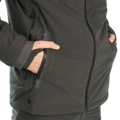 VESTE CHASSE CHAUDE IMPERMEABLE SILENCIEUSE VERTE 900 -Échappée Nature veste chasse chaude impermeable silencieuse verte 900 8