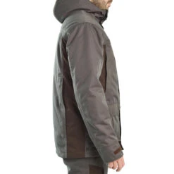 VESTE CHASSE IMPERMÉABLE CHAUDE 500 VERTE -Échappée Nature veste chasse impermeable chaude 500 verte 2