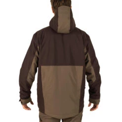 VESTE CHASSE IMPERMEABLE RENFORT MARRON 500 13 VESTE CHASSE IMPERMEABLE RENFORT MARRON 500 -Échappée Nature veste chasse impermeable renfort marron 500 3