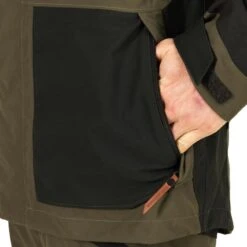 VESTE CHASSE IMPERMEABLE RENFORT VERTE 500 17 VESTE CHASSE IMPERMEABLE RENFORT VERTE 500 -Échappée Nature veste chasse impermeable renfort verte 500 7
