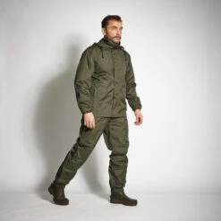 VESTE CHASSE IMPERMEABLE VERTE 100 16 VESTE CHASSE IMPERMEABLE VERTE 100 -Échappée Nature veste chasse impermeable verte 100 7