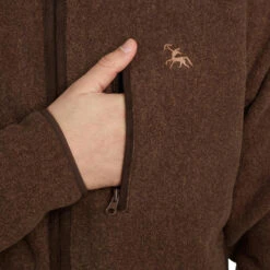 VESTE CHASSE POLAIRE VERNEY CARRON MARRON -Échappée Nature veste chasse polaire verney carron marron 7