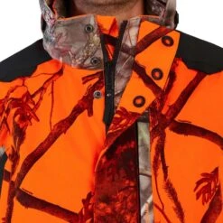 VESTE CHASSE POSTE IMPERMÉABLE CHAUDE 3 EN 1 CAMO FLUO 900 -Échappée Nature veste chasse poste impermeable chaude 3 en 1 camo fluo 900 9