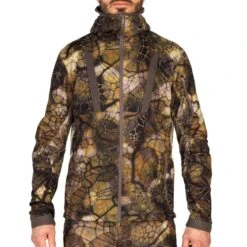 Veste Chasse Silencieuse Chaude Respirante 900 Camouflage Furtiv -Échappée Nature veste chasse silencieuse chaude respirante 900 camouflage furtiv 2