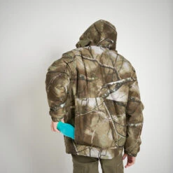 VESTE CHAUDE JUNIOR 100 CAMOUFLAGE TREEMETIC -Échappée Nature veste chaude junior 100 camouflage treemetic 6