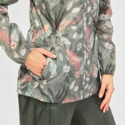 Quechua Veste Coupe Vent Et Déperlante De Randonnée - Raincut Full Zip - Femme -Échappée Nature veste coupe vent et deperlante de randonnee raincut full zip femme 6
