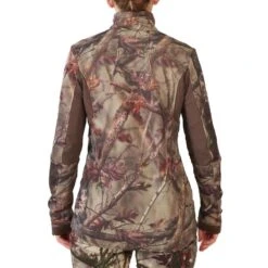 VESTE FEMME CHASSE SILENCIEUSE RESPIRANTE CAMOUFLAGE 500 -Échappée Nature veste femme chasse silencieuse respirante camouflage 500 6