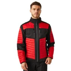 Regatta Veste Hybride EVOLVE Homme (Rouge Classique/Noir) -Échappée Nature veste hybride evolve homme rouge classiquenoir 2