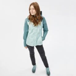 Quechua Veste Imperméable De Randonnée Montagne - MH100 - Femme -Échappée Nature veste impermeable de randonnee montagne mh100 femme 2