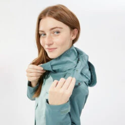 Quechua Veste Imperméable De Randonnée Montagne - MH100 - Femme -Échappée Nature veste impermeable de randonnee montagne mh100 femme 6