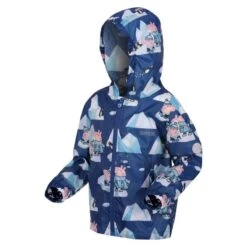 Regatta Veste Imperméable PENGUIN Enfant (Bleu / Bleu) -Échappée Nature veste impermeable penguin enfant bleu bleu 2