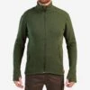 Veste Laine Chasse Chaude Respirante Silencieuse Verte 900
