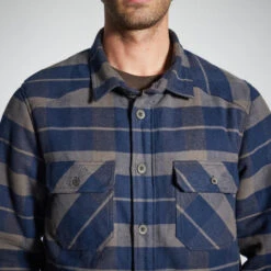 VESTE MOUTONNÉE TYPE SURCHEMISE 500 BLEU 19 VESTE MOUTONNÉE TYPE SURCHEMISE 500 BLEU -Échappée Nature veste moutonnee type surchemise 500 bleu 9