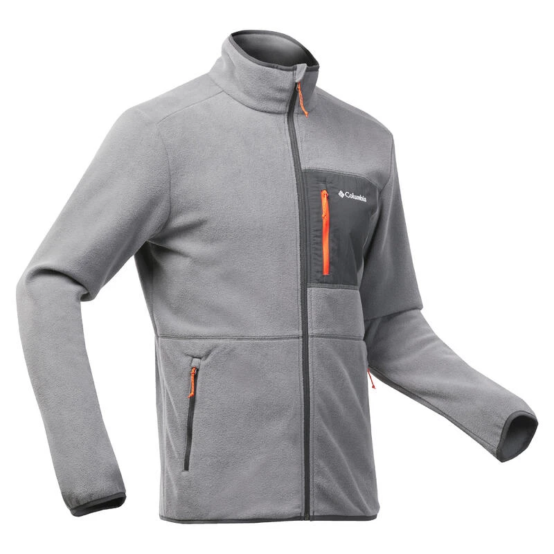 Veste Polaire Columbia Grise De Randonnée Montagne - Homme 1 Veste Polaire Columbia Grise De Randonnée Montagne - Homme