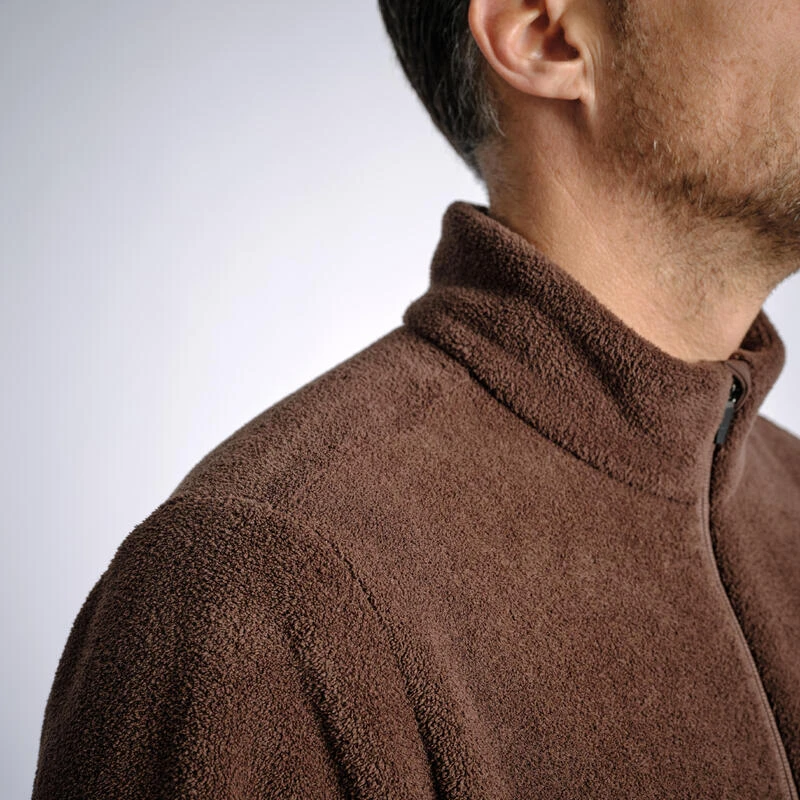 VESTE POLAIRE SOUS VÊTEMENT 500 MARRON 4 VESTE POLAIRE SOUS VÊTEMENT 500 MARRON – Image 4