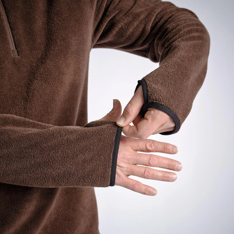 VESTE POLAIRE SOUS VÊTEMENT 500 MARRON 6 VESTE POLAIRE SOUS VÊTEMENT 500 MARRON – Image 6