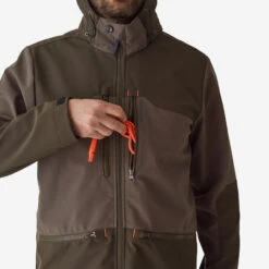 VESTE SOFTSHELL CHASSE MARRON 500 -Échappée Nature veste softshell chasse marron 500 7