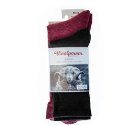 Woolpower 2-Pack: Chaussette De Doublure / Chaussette 400 - Noir / Rouge Rouille -Échappée Nature woolpower 2 pack chaussette de doublure chaussette 400 noir rouge rouille 2