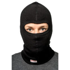 Woolpower Balaclava Merino 200 - Noir -Échappée Nature woolpower balaclava merino 200 noir 2