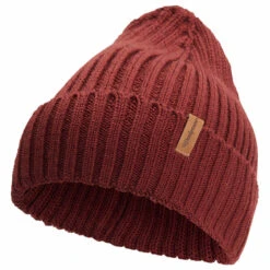 Woolpower Beanie Rib - Rouge Rouillé -Échappée Nature woolpower beanie rib rouge rouille 4