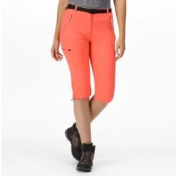 Regatta Xert Stretch Capri De Marche Pour Femme - Orange -Échappée Nature xert stretch capri de marche pour femme orange 4