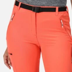 Regatta Xert Stretch Capri De Marche Pour Femme - Orange -Échappée Nature xert stretch capri de marche pour femme orange 6