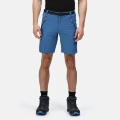 Regatta Xert Stretch III Short De Randonnée Pour Homme - Bleu -Échappée Nature xert stretch iii short de randonnee pour homme bleu 4